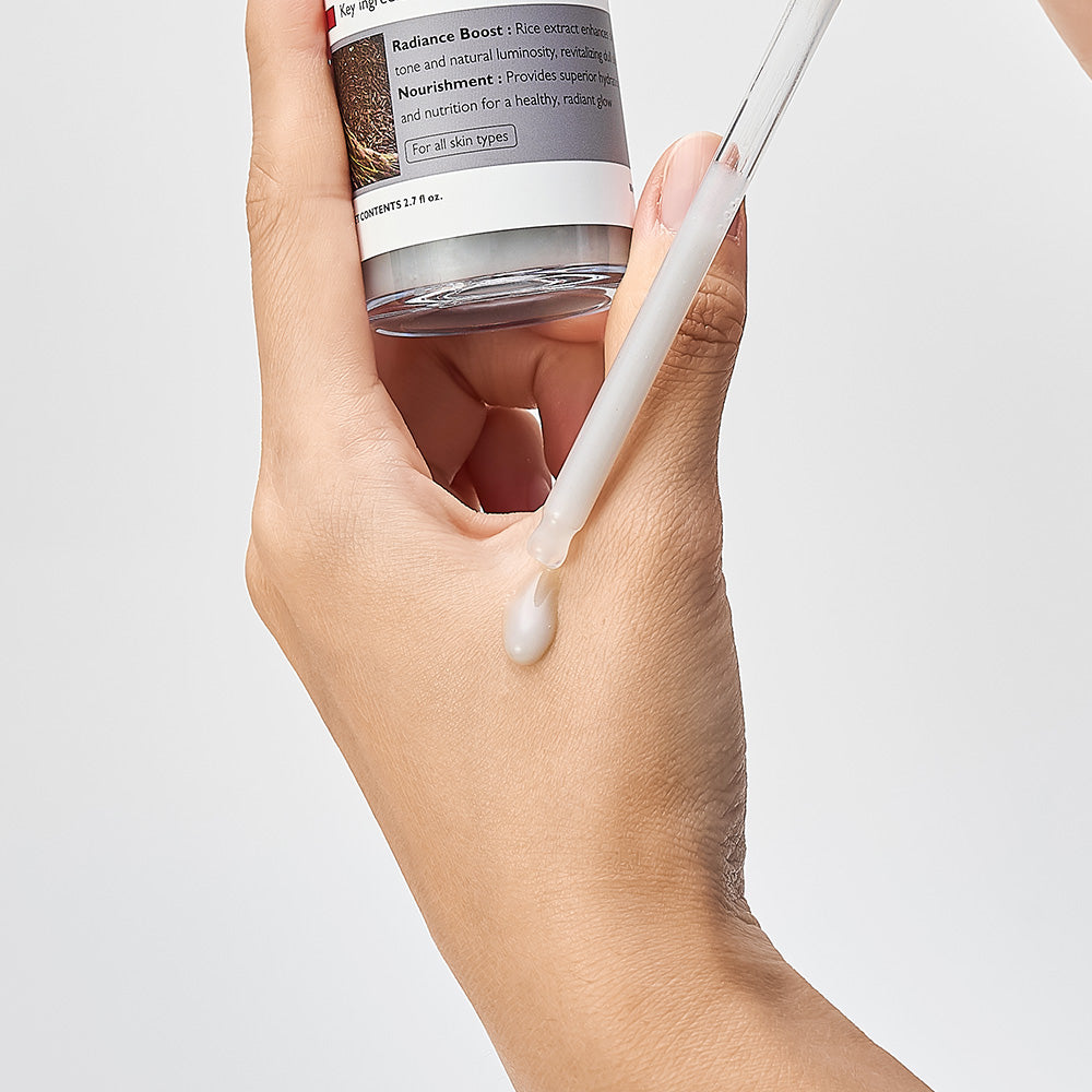 [Dr.Melaxin Official] Peel Shot Glow Rice Ampoule Duo-Serums for Brightening, Exfoliating, and Moisturizing - Suitable for All Skin Types